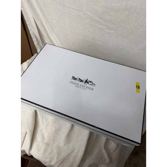 Coach and Four Made in Italy Sauvage Deer Lucca Tan Leather Tall Boots 9M NIB - Picture 4 of 8